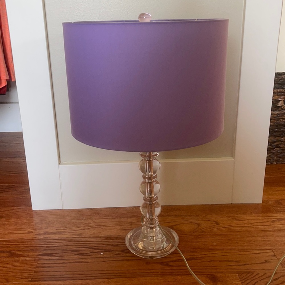 Lamp with shade